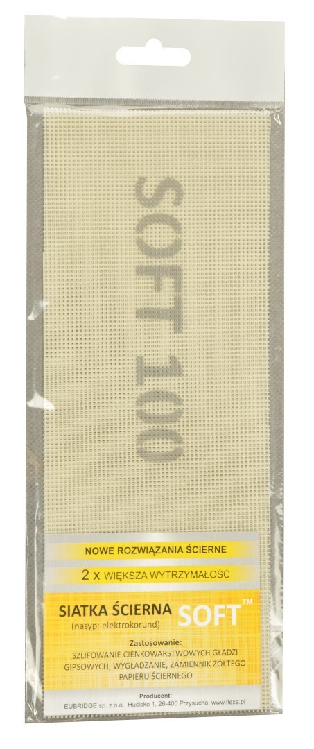 SIATKA ŚCIERNA SOFT 105*280MM 5 SZTUK GRANULACJA 150 UN