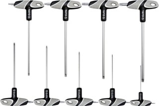 ZESTAW KLUCZY TRZPIENIOWYCH TORX Z RĘKOJEŚCIĄ 9 SZTUK YATO