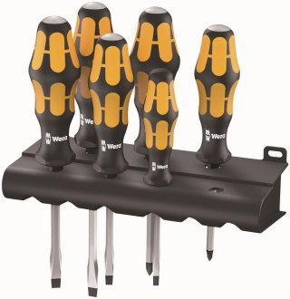 ZESTAW WKRĘTAKÓW KRAFTFORM DO POBIJANIA + WIESZAK, 6 CZĘŚCI WERA