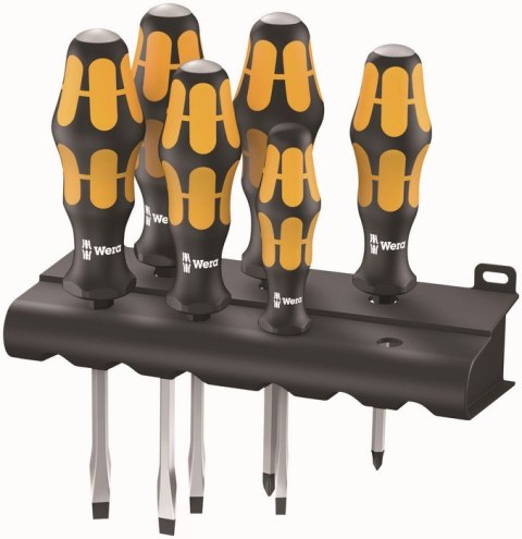 ZESTAW WKRĘTAKÓW KRAFTFORM DO POBIJANIA + WIESZAK, 6 CZĘŚCI WERA