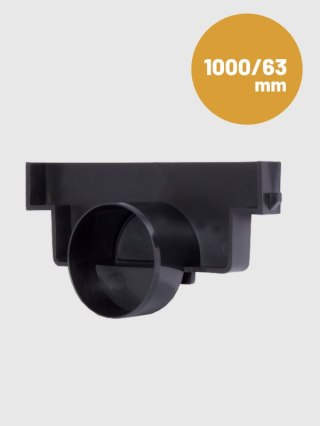 ODWODNIENIE LINIOWE 1000*63 ZAŚLEPKA PRAWA - ODPŁYW UN