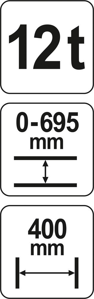 PRASA HYDRAULICZNA 12T YATO