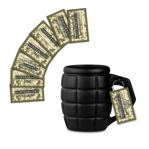 Gigantyczny Kubek Granat Czarny prezent dla Taty