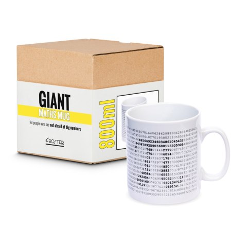 Gigantyczny Kubek Matematyka dla maturzysty ucznia