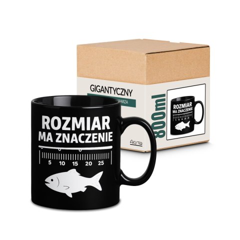 Gigantyczny Kubek dla Wędkarza - Rozmiar ma znaczenie - Kubek XXL