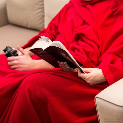 Koc z rękawami dla Pary prezent na ślub WALENTYNKI