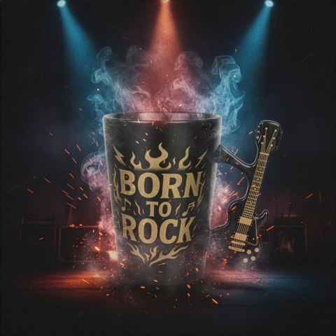 Kubek Gitara Elektryczna - Single Cut Style - prezent dla gitarzysty