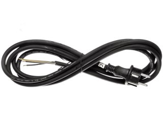 PRZEWÓD PRZYŁĄCZNIOWY WTYCZKA PROSTA OKRĄGŁA 3X1,5 3M UN