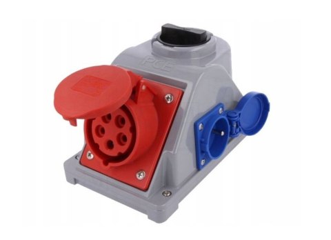 ZESTAW INSTALACYJNY Z GNIAZ.16A 5P+2P+Z RS-Z(0-1)CZE. PCE