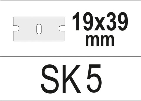 OSTRZA DO SKROBAKA DO SZYB 10 SZT. YATO