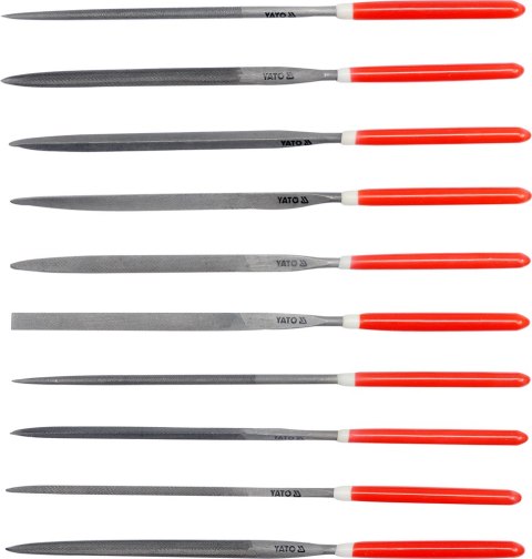 ZESTAW PILNIKÓW IGLAKÓW 10SZTUK 3*140*65M YATO