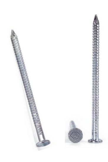 GWOŹDZIE WALCOWANE PIERŚCIENIOWO OCYNKOWANE 4.2*100MM UN