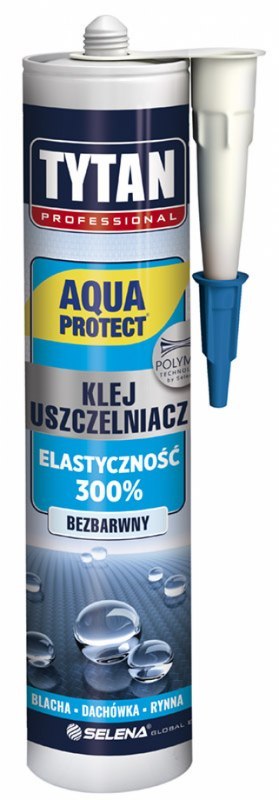 KLEJ USZCZELNIACZ AQUA PROTECT 280ML BEZBARWNY TYTAN