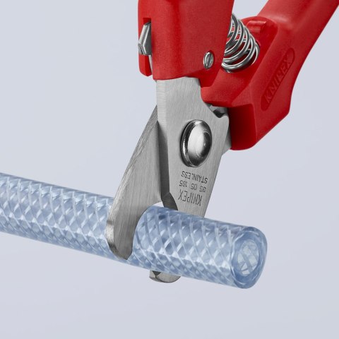 NOŻYCE DO KABLI 165MM, RĘKOJEŚĆ Z TWORZYWA KNIPEX