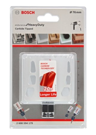 PIŁA OTWORNICA Z WĘGLIKÓW ENDURANCE FOR HEAVY DUTY 76MM BOSCH