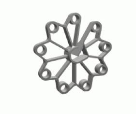 PODKŁADKA PLASTIKOWA PUNKTOWA PADIX 25/4-12 RING UN