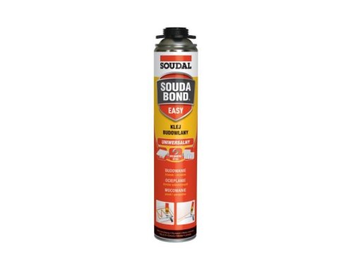 KLEJ POLIURETANOWY EASY PISTOLETOWY 750ML SOUDAL