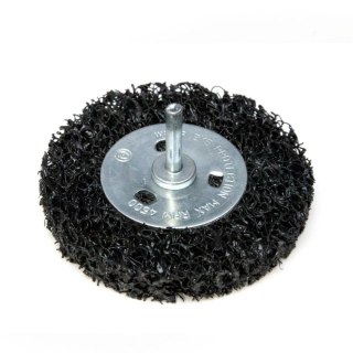 TARCZA SZLIFIERSKA WŁÓKNINOWA 100MM Z TRZPIENIEM DEDRA