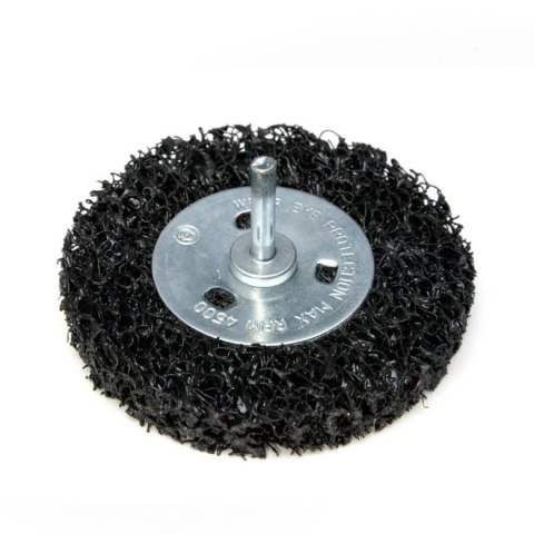 TARCZA SZLIFIERSKA WŁÓKNINOWA 100MM Z TRZPIENIEM DEDRA