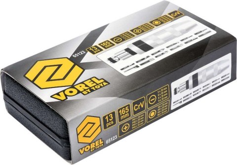 ZESTAW-WKRĘTAK UDAROWY Z KOŃCÓWKAMI 13SZ VOREL