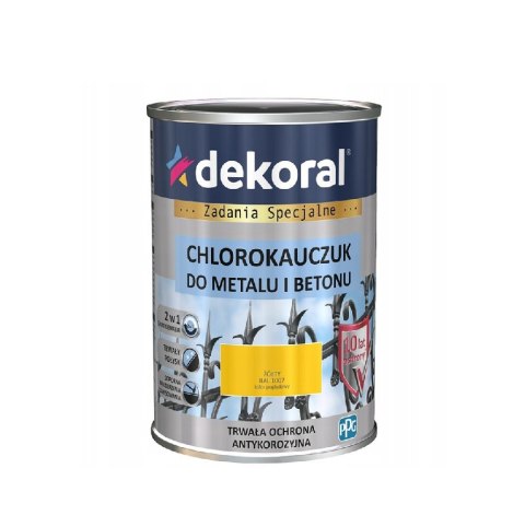 EMALIA CHLOROKAUCZUKOWA STRONG ŻÓŁTA 0.9L RAL 1007 UN