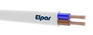 PRZEWÓD MIESZKANIOWY H03VVH2-F OMYP 2X1.0 BIAŁY ELPAR