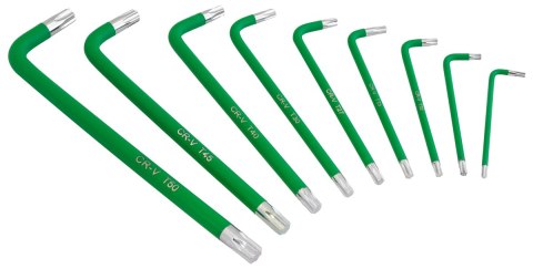 KOMPLET KLUCZY TRZPIENIOWYCH HEX I TORX DŁUGIE 18 SZTUK EPM