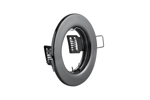 SUFITOWA OPRAWA PUNKTOWA PARMA IP20 OKRĄGŁA CZARNY CHROM GTV