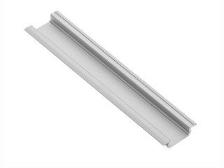 PROFIL ALUMINIOWY LED Z KOŁNIERZEM GLAX SILVER 2M WPUSZCZANY GTV