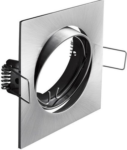 SUFITOWA OPRAWA PUNKTOWA PORTO-K IP20 KWADRAT INOX Z REG GTV