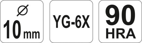 WIERTŁO DO SZKŁA I CERAMIKI 10MM YATO