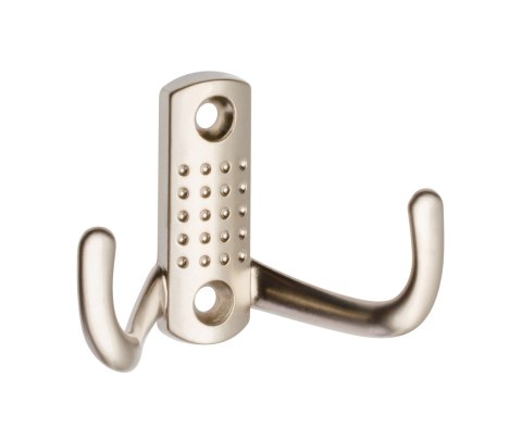 WIESZAK ODLEWANY W KOLORZE SATYNA 2 ŚREDNI K2342B UN