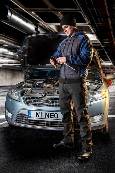 BLUZA DZIANA OCIEPLANA Z KAPTUREM M NEO