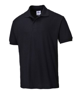 KOSZULKA POLO NAPLES, B210 CZARNA ROZMIAR M PORTWEST