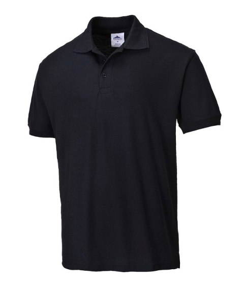 KOSZULKA POLO NAPLES, B210 CZARNA ROZMIAR M PORTWEST