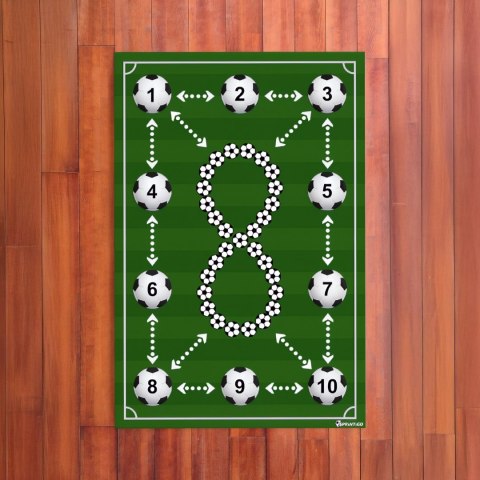 Mata treningowa piłkarska Sprintigo ProMat XXL 180x120 i Zdrapka Piłkarza