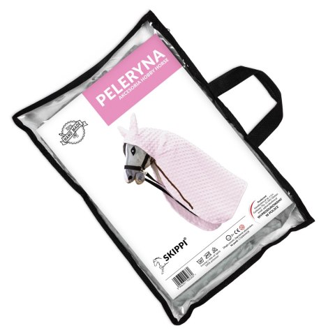 Peleryna Skippi dla Hobby Horse - różowa - prezent na dzień dziecka