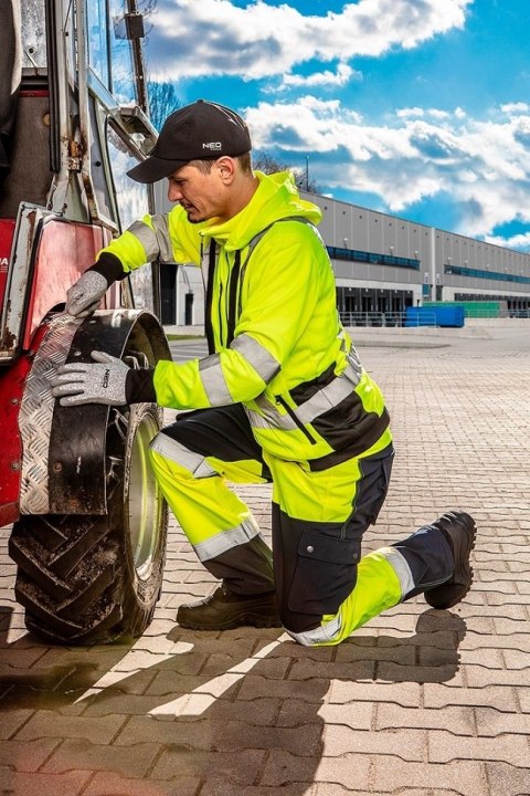 BLUZA ROBOCZA OSTRZEGAWCZA ŻÓŁTA XL NEO