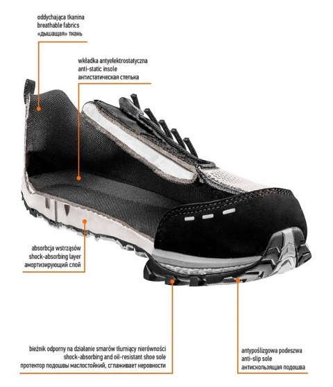 PÓŁBUTY ZAWODOWE O1, BEZ METALU, R42 NEO