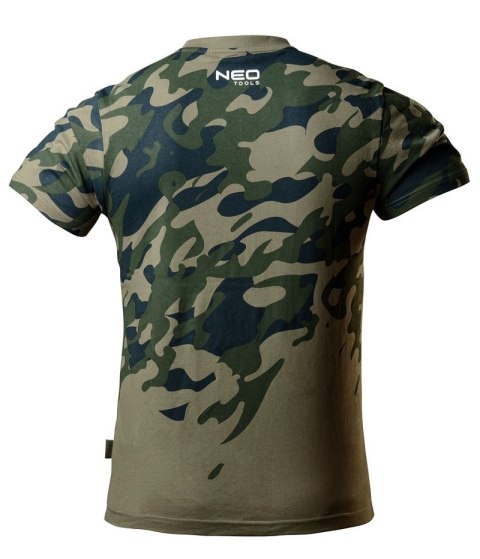 T-SHIRT ROBOCZY Z NADRUKIEM CAMO, ROZM.XL NEO