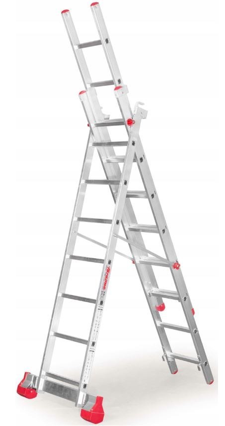 DRABINA TRZYELEMENTOWA 3X15 SZCZEBLI ST450/3N FARAONE