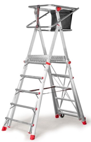 DRABINA/PODEST ROBOCZY PLS5 130/238CM 5 STOPNI FARAONE