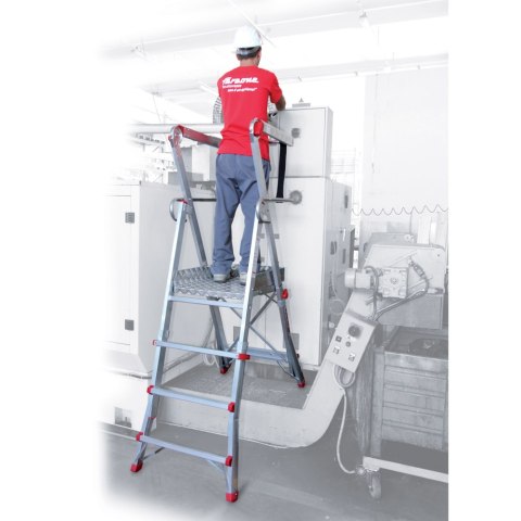 DRABINA/PODEST ROBOCZY PLS5 130/238CM 5 STOPNI FARAONE