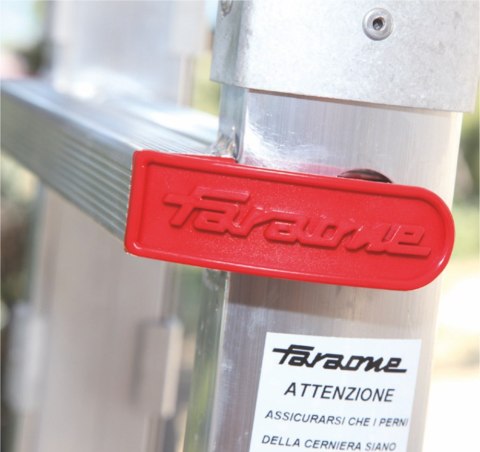 DRABINA/PODEST ROBOCZY PLS5 130/238CM 5 STOPNI FARAONE