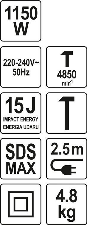 MŁOT DŁUTUJĄCY 15J YATO