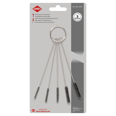 ZESTAW CZYSZCZĄCY DO PISTOLETÓW LAKIERNICZYCH 5 EL. AIRPRESS