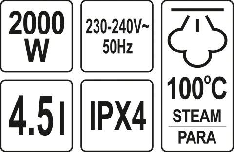 PAROWNICA DO USUWANIA TAPET 200W YATO