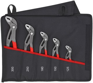 ZESTAW SZCZYPIEC DO RUR W ETUI 5-CZĘŚC 125,150,180,250,300MM KNIPEX