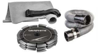 BRUZDOWNICA 150MM 2400W, WALIZKA GRAPHITE