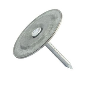 GWOŹDZIE PAPOWE OCYNKOWANE 3.0*25MM Z PODKŁADKĄ UN